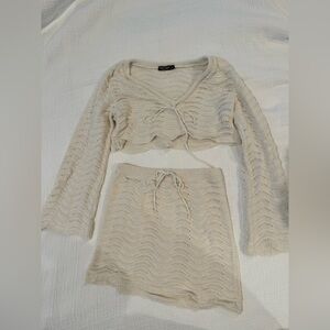 NASTY GAL - KNIT SWIM COVER-UP SET